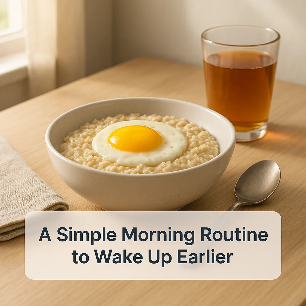 A Simple Morning Routine to Wake Up Earlier