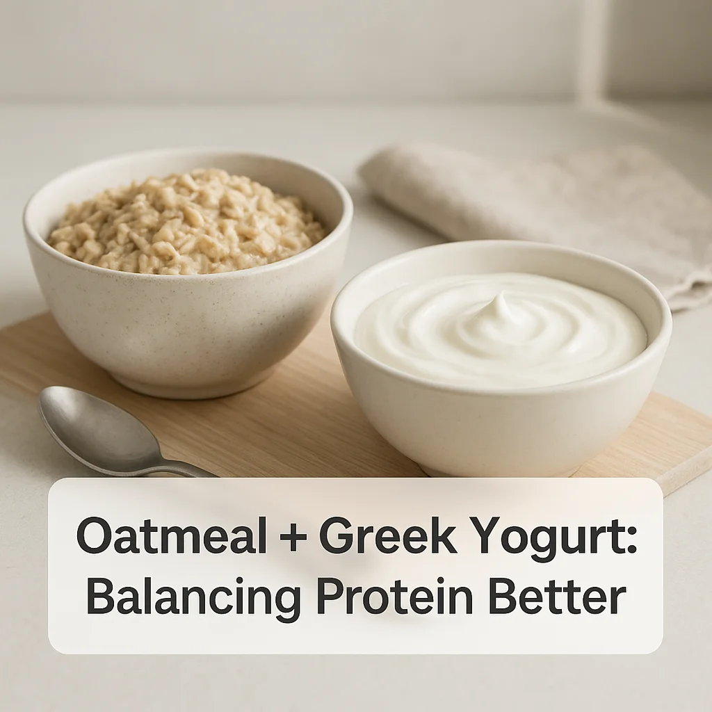 Oatmeal + Greek Yogurt: Balancing Protein Better