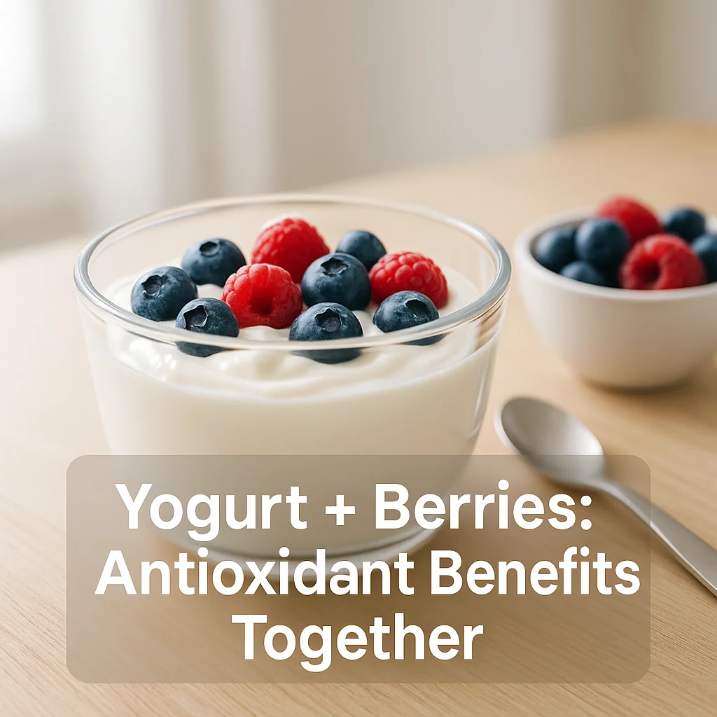 Yogurt + Berries: Antioxidant Benefits Together