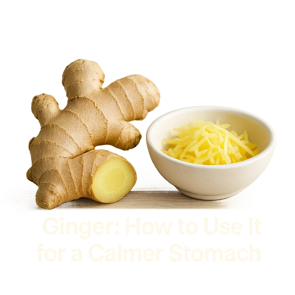 Ginger: How to Use It for a Calmer Stomach