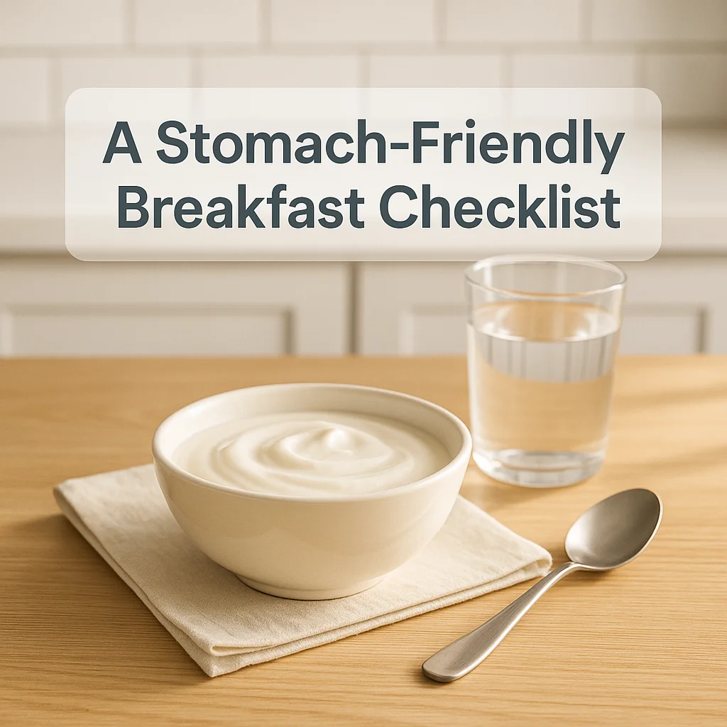 A Stomach-Friendly Breakfast Checklist