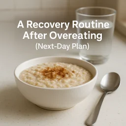 A Recovery Routine After Overeating Next Day Plan