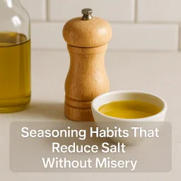 Seasoning Habits That Reduce Salt Without Misery