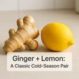 Ginger Lemon A Classic Cold Season Pair