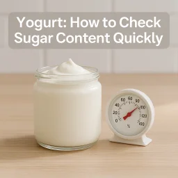 Yogurt How To Check Sugar Content Quickly