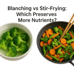 Blanching vs Stir Frying