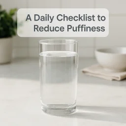 Reduce Puffiness Checklist