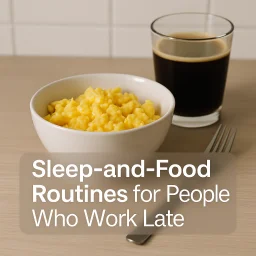 Sleep Food Routines Late Work